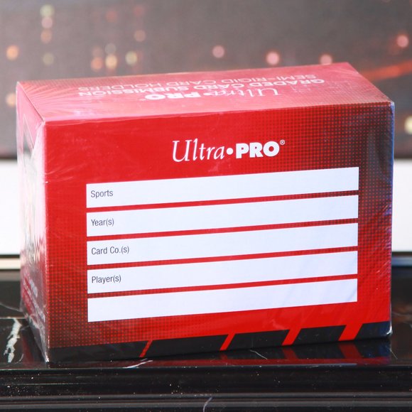 Ultra PRO Graded Card Submission Semi-Rigid Holders - 200 Clear Vinyl in Box - Picture 4 of 5